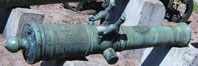 Ствол 3-фунтовой полковой пушки, бронза. 1759 г. Экспозиция ВИМА СПб.