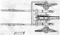 3-фунтовая полковая пушка конструкции В. Д. Корчмина (начало 18 в.)
