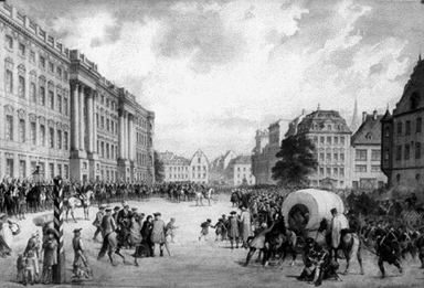 Русские войска в Берлине. Сентябрь 1760 года.