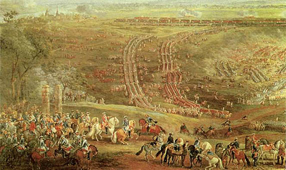 Сражение при Фоненуа - 1745 (худ. ван Бларенберг)