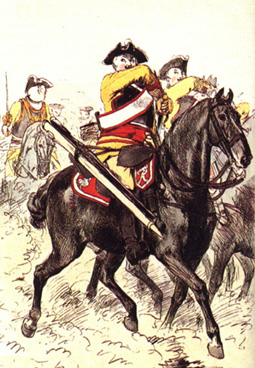 Прусский Кирасирский полк Принца Вильгельма (№2), 1742 г.