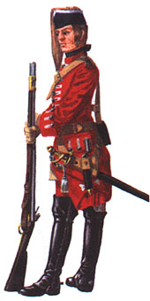 Рядовой драгунского полка Бофремон. 1740 год. П. Каниг