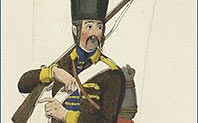 Пехотинец Бродского пограничного полка - 1756 - Broder Regiment. Infantryman (The Vinkhuijzen collection)