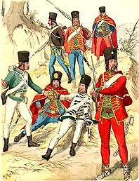 Пограничные полки (граничары) - 1762 - Grenz-Infanterie