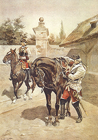 Рядовой кирасирского полка - 1740-1769 - Kurassier