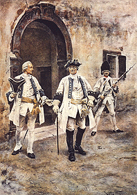 Офицеры немецких пехотных полков - 1740-1767 - Offiziere der Deutchen Infanterie