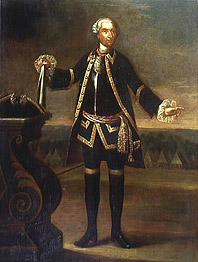 Портрет капитана Л-гв Измайловского полка Н.И. Тишина 1758 г.