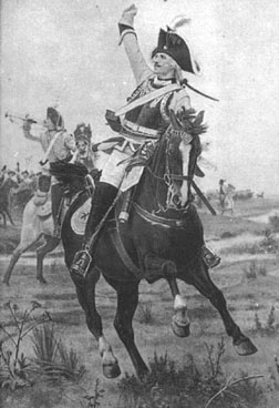 Генерал Зейдлиц в сражении при Россбахе (5 ноября 1757 г.)