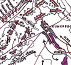 Реляции о сражении при Кунерсдорфе (карта)