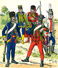 Венгерская пехота - 1742-1758 - Ungarische Infanterie